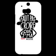 Coque HTC One M8s Adishatz Humour Meuse