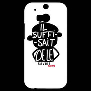 Coque HTC One M8s Adishatz Humour Savoie