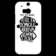 Coque HTC One M8s Adishatz Humour Puy de Dome