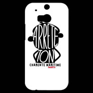 Coque HTC One M8s Adishatz Humour Charente Maritime