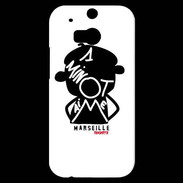 Coque HTC One M8s Adishatz Humour Marseille