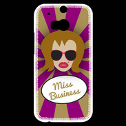 Coque HTC One M8s Miss business Rousse