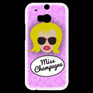Coque HTC One M8s Miss Champagne Blonde