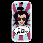 Coque HTC One M8s Miss Clubbing Brune