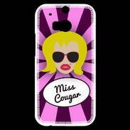 Coque HTC One M8s Miss Cougar Blonde