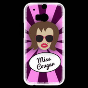 Coque HTC One M8s Miss Cougar Chatain