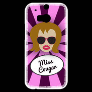 Coque HTC One M8s Miss Cougar Rousse