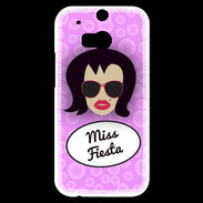 Coque HTC One M8s Miss Fiesta Brune