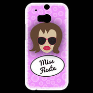 Coque HTC One M8s Miss Fiesta Chatain