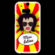 Coque HTC One M8s Miss Latina Brune