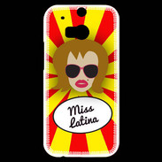 Coque HTC One M8s Miss Latina Rousse