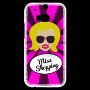 Coque HTC One M8s Miss Shopping Blonde