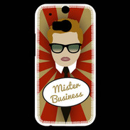 Coque HTC One M8s Mister Business Roux