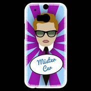 Coque HTC One M8s Mister Car Roux