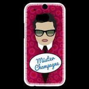 Coque HTC One M8s Mister Champagne Brun