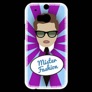Coque HTC One M8s Mister Fashion Chatain