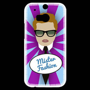 Coque HTC One M8s Mister Fashion Roux