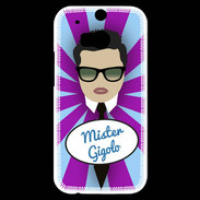 Coque HTC One M8s Mister Gigolo Brun
