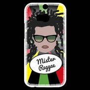 Coque HTC One M8s Mister Reggae Blanc