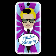 Coque HTC One M8s Mister Shopping Blond