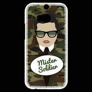 Coque HTC One M8s Mister Soldier Brun