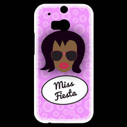 Coque HTC One M8s Miss Fiesta Black