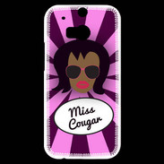 Coque HTC One M8s Miss Cougar Black