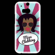 Coque HTC One M8s Miss Clubbing Black