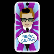 Coque HTC One M8s Mister Swag Roux