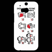 Coque HTC One M8s Adishatz Check Fest G