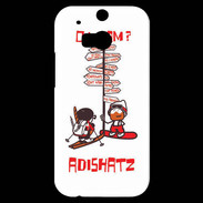 Coque HTC One M8s Adishatz Check Hiver G