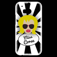 Coque HTC One M8s Miss Corse Blonde