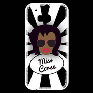 Coque HTC One M8s Miss Corse Black