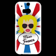 Coque HTC One M8s Miss France Blonde