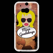 Coque HTC One M8s Miss Guadeloupe Blonde
