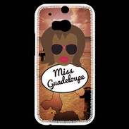 Coque HTC One M8s Miss Guadeloupe Black