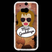 Coque HTC One M8s Miss Guadeloupe Rousse