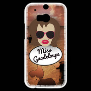Coque HTC One M8s Miss Guadeloupe Chatain