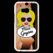 Coque HTC One M8s Miss Guyane Blonde