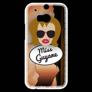 Coque HTC One M8s Miss Guyane Rousse