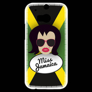 Coque HTC One M8s Miss Jamaica Brune