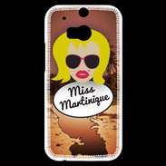 Coque HTC One M8s Miss Martinique Blonde