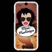 Coque HTC One M8s Miss Martinique Brune