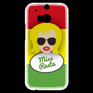 Coque HTC One M8s Miss Rasta Blonde