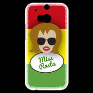Coque HTC One M8s Miss Rasta Rousse