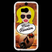 Coque HTC One M8s Miss Réunion Blonde