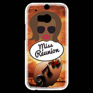 Coque HTC One M8s Miss Réunion Black