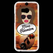 Coque HTC One M8s Miss Réunion Chatain