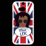 Coque HTC One M8s Miss UK Black