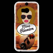 Coque HTC One M8s Miss Réunion Rousse